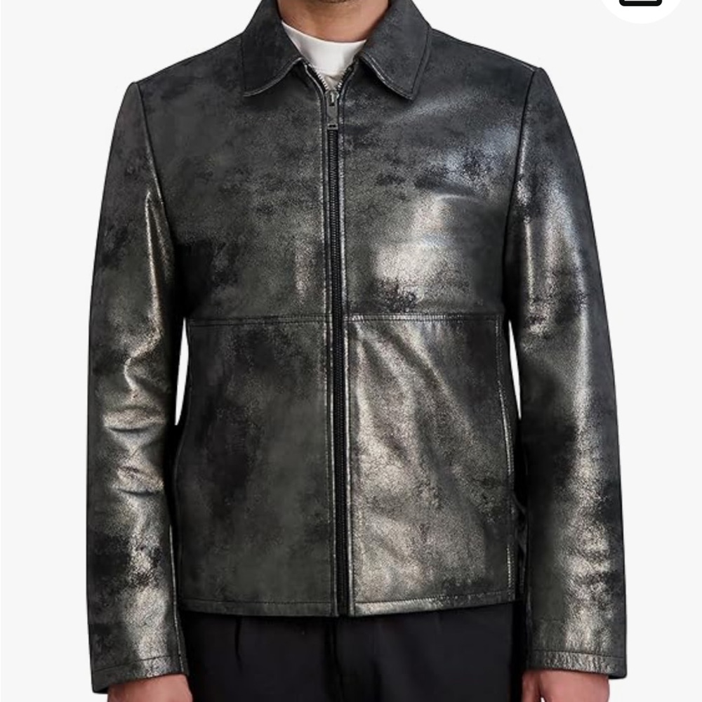 Karl Lagerfeld leather jacket